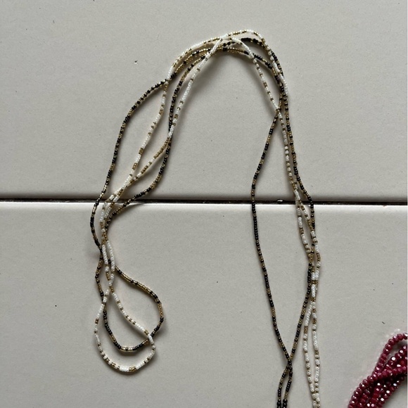 Crystal Beaded Buddha Charm Necklace and Bracelet Bundle - Picture 2 of 5